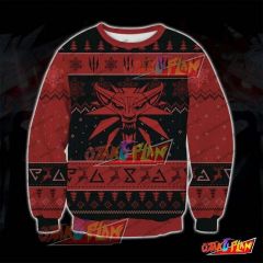 The Witcher 3D Print Ugly Christmas Sweatshirt
