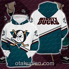The Mighty Ducks White Pullover Hoodie