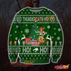 Thundercats Ho Knitting Pattern 3D Print Ugly Christmas Sweatshirt