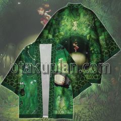 Totoro Green Wallpaper Kimono Anime Cosplay Jacket