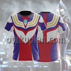 Ultraman Tiga Cosplay T-shirt