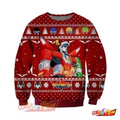 Voltron 3D Print Ugly Christmas Sweatshirt