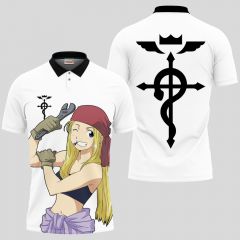 Winry Rockbell Fullmetal Alchemist Anime Polo Shirts