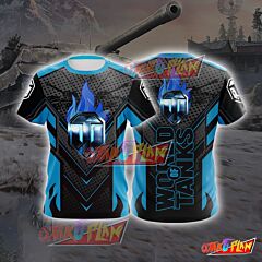 World Of Tanks Blue V1 Cosplay T-shirt