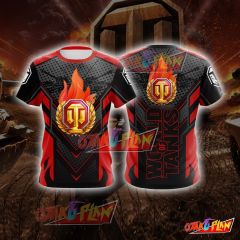World Of Tanks Red Cosplay T-shirt