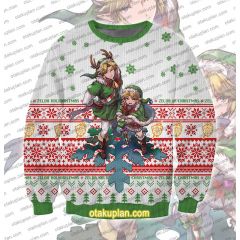 Zelda Holiday Link 3D Printed Ugly Christmas Sweatshirt